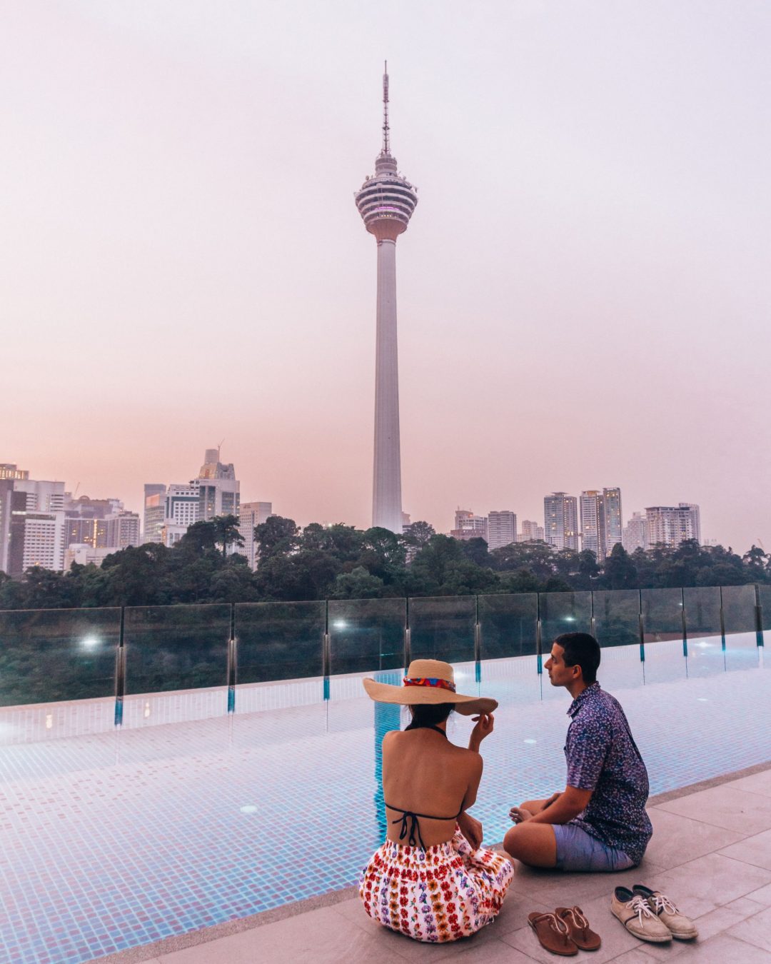 Couple at KL Tower