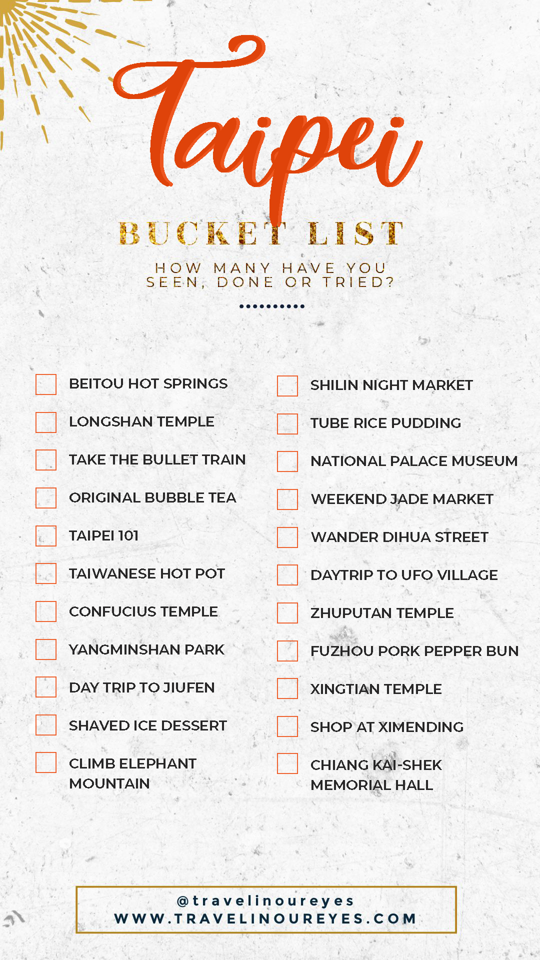 Bucket List Template