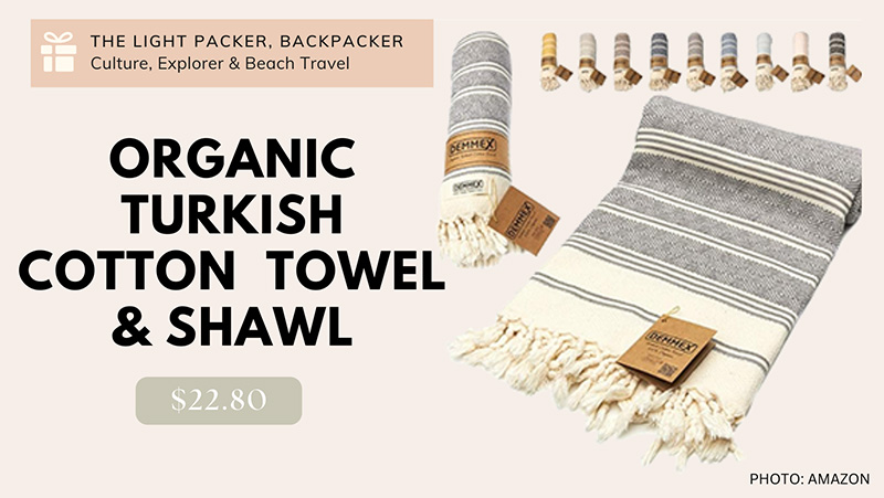 Travel Gifts: Organic Turkish Towels